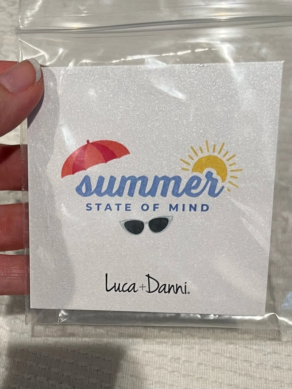 Luca + Danni Summer State of Mind  Bracelet, Petite, USA Made, Beach Theme  IOB